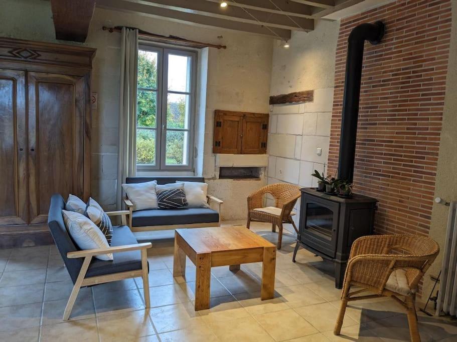 Maison Dans Belle Longere - La Serrerie Le Controis-en-Sologne Extérieur photo